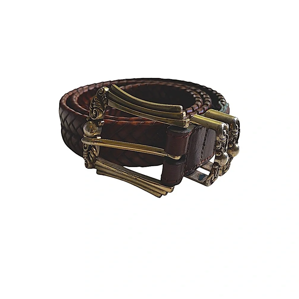 Brighton Braided Leather Belt